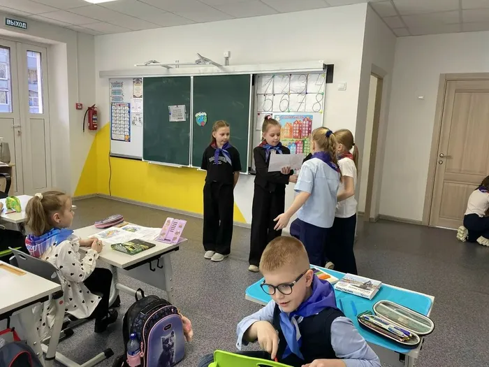 В 1 А классе МБОУ "СОШ №7" проходит реализация трека "Орленок-эколог"