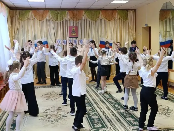 10.02.2026 Орлята 4 класса приняли участие в посвящение в Орлята-дошколята