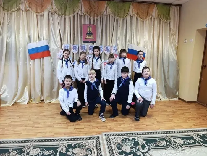 10.02.2026 Орлята 4 класса приняли участие в посвящение в Орлята-дошколята