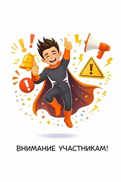 Баннер - Внимание участникам!