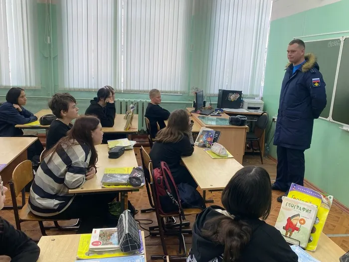 Фото - В МБОУ "СОШ №7" прошла встреча с выпускником нашей школы, участником специальной военной операции