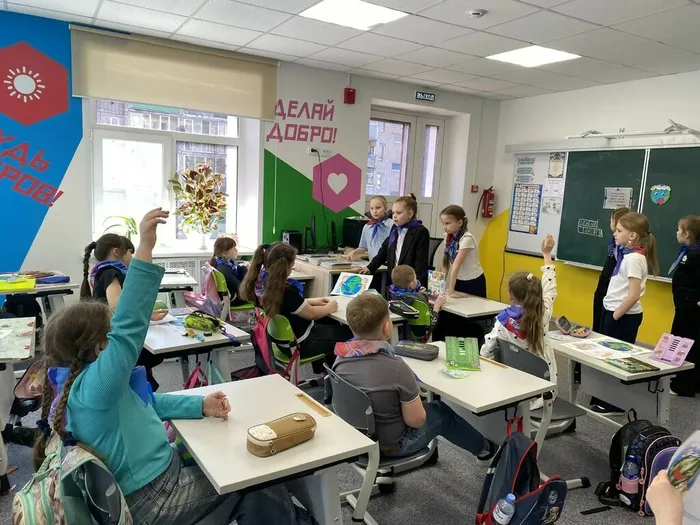 В 1 А классе МБОУ "СОШ №7" проходит реализация трека "Орленок-эколог"