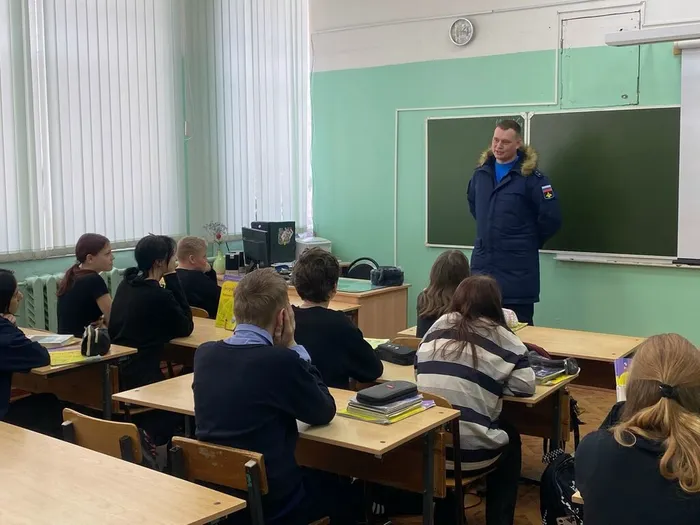 Фото - В МБОУ "СОШ №7" прошла встреча с выпускником нашей школы, участником специальной военной операции