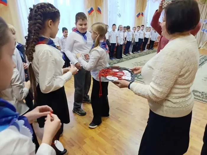 10.02.2026 Орлята 4 класса приняли участие в посвящение в Орлята-дошколята